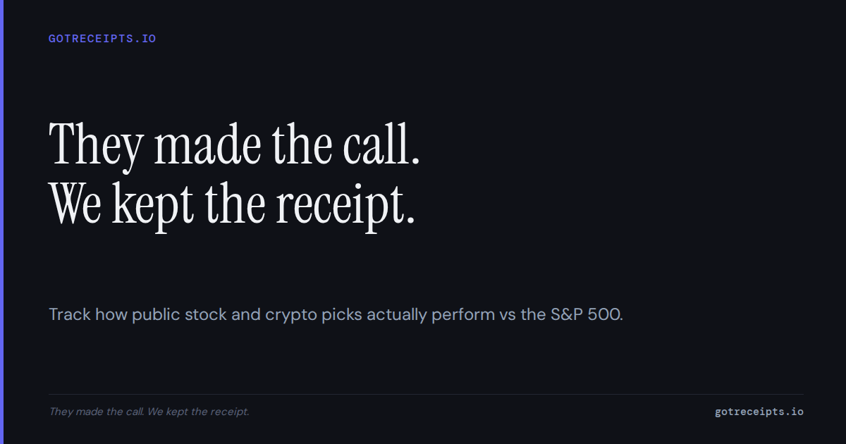Robert Kiyosaki stock picks track record — -14.9% return vs S&P -1.1%